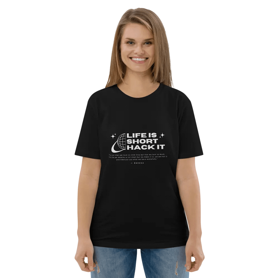 LIFE IS SHORT. HACK IT! - 100% cotton product image (8)