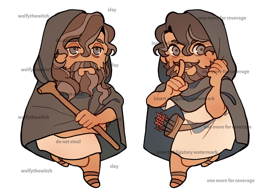 Odysseus Double-Sided Acrylic Charm product image (3)