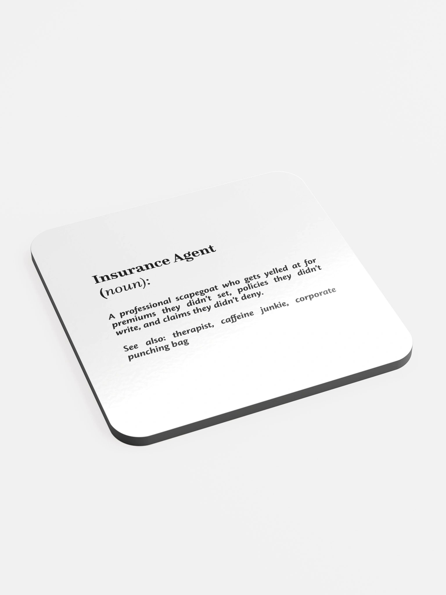 Corporate Punching Bag Coaster product image (2)