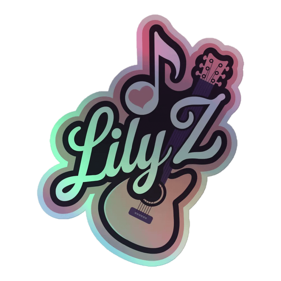 Lily Z Holographic Sticker 5" product image (1)