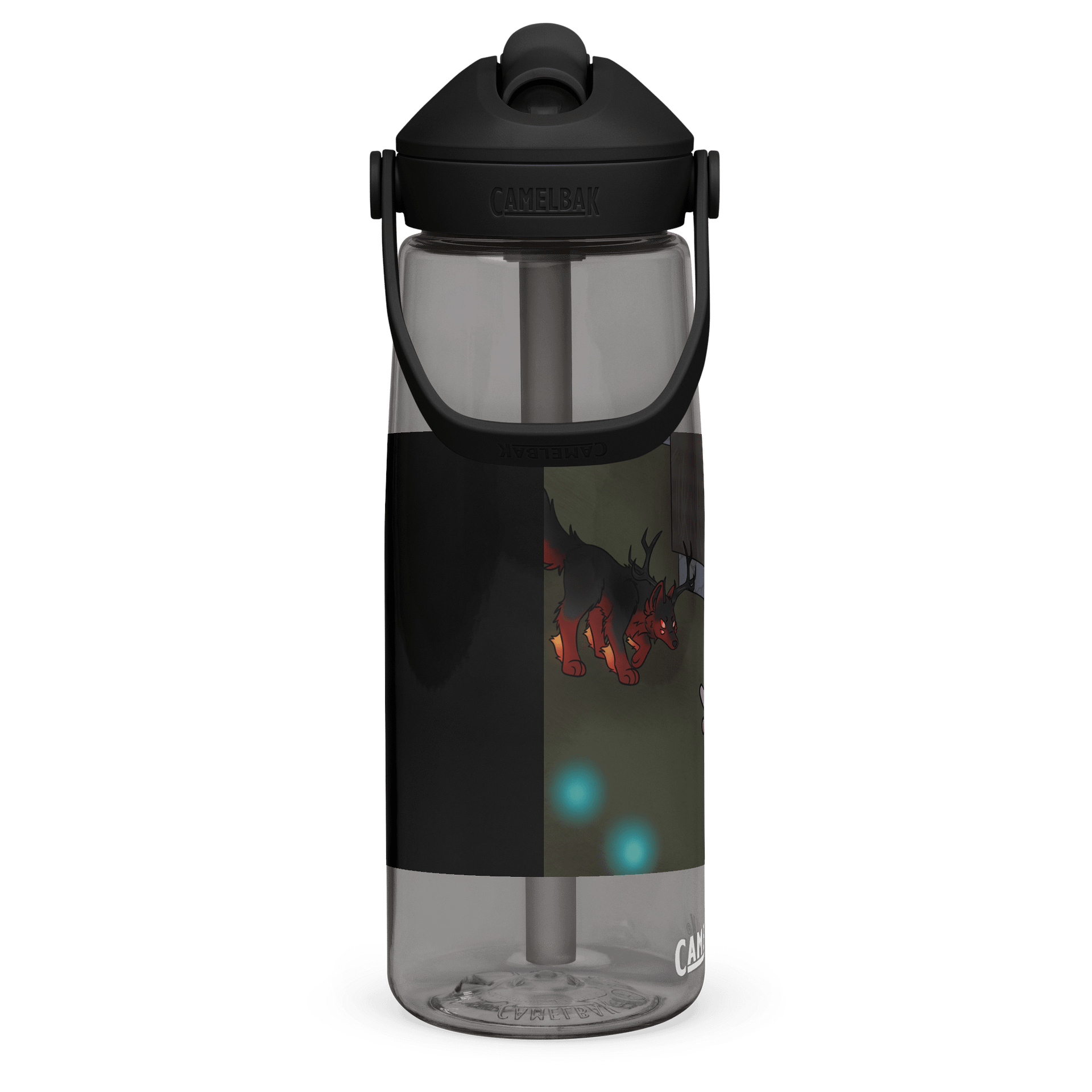 Flip Straw Water Bottle - Pet dat Dawg? product image (4)