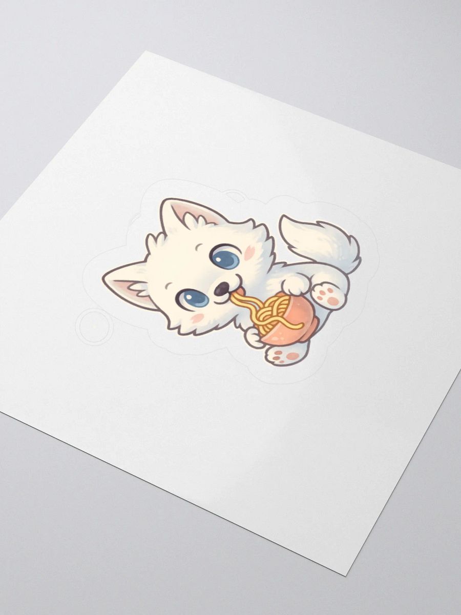 Noodle Time Arctic Fox Sticker product image (5)