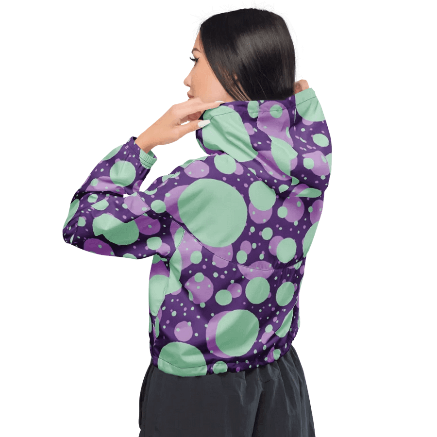 Chromatic Circles Women's Windbreaker product image (3)