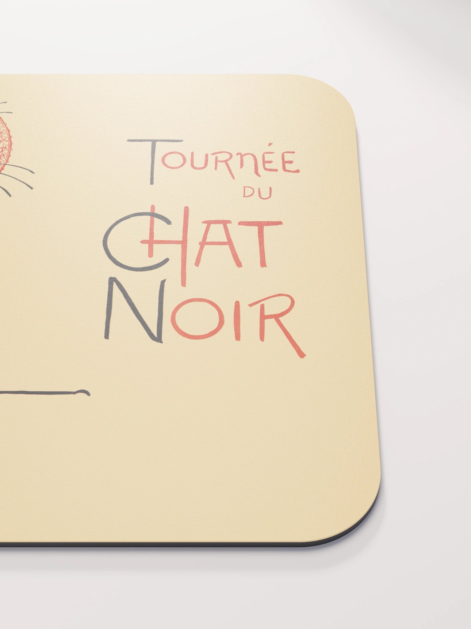 Le Chat Noir “Black Cat” Mouse Pad – Vintage Paris Poster-Inspired product image (5)