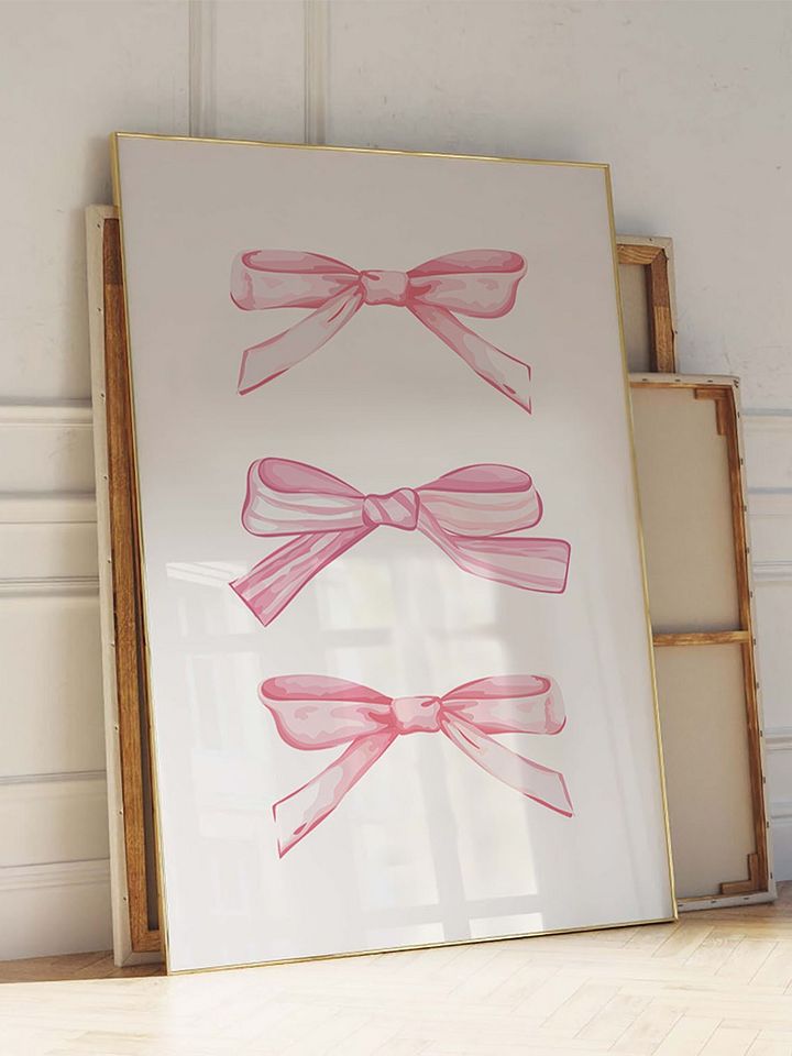 Pink Bows Coquette Print product image (2)