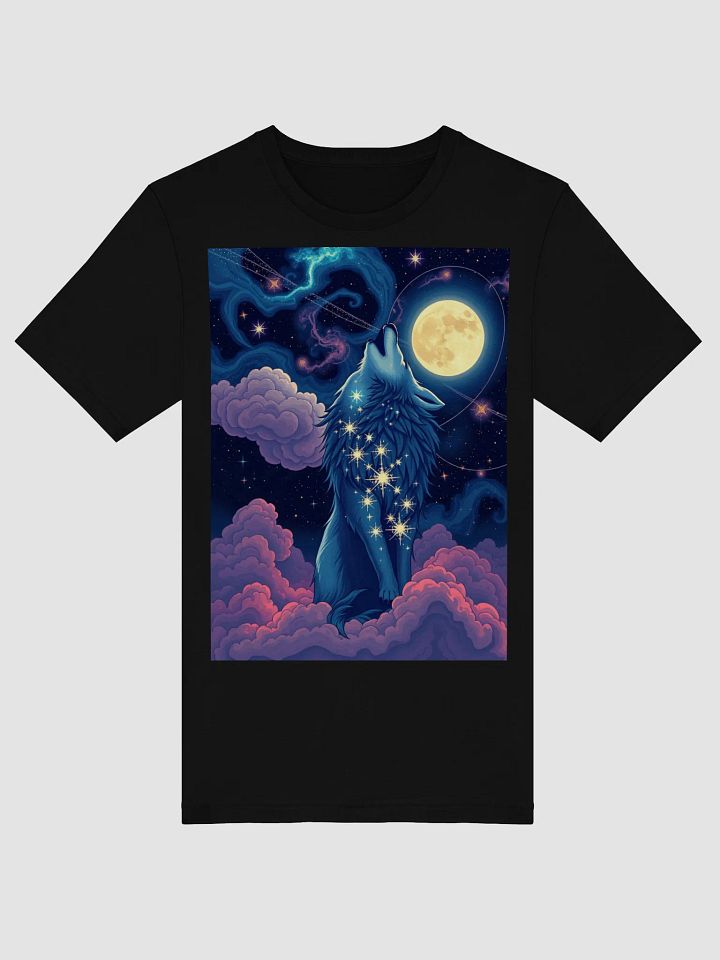 Cosmic Howl Wolf T-Shirt product image (3)