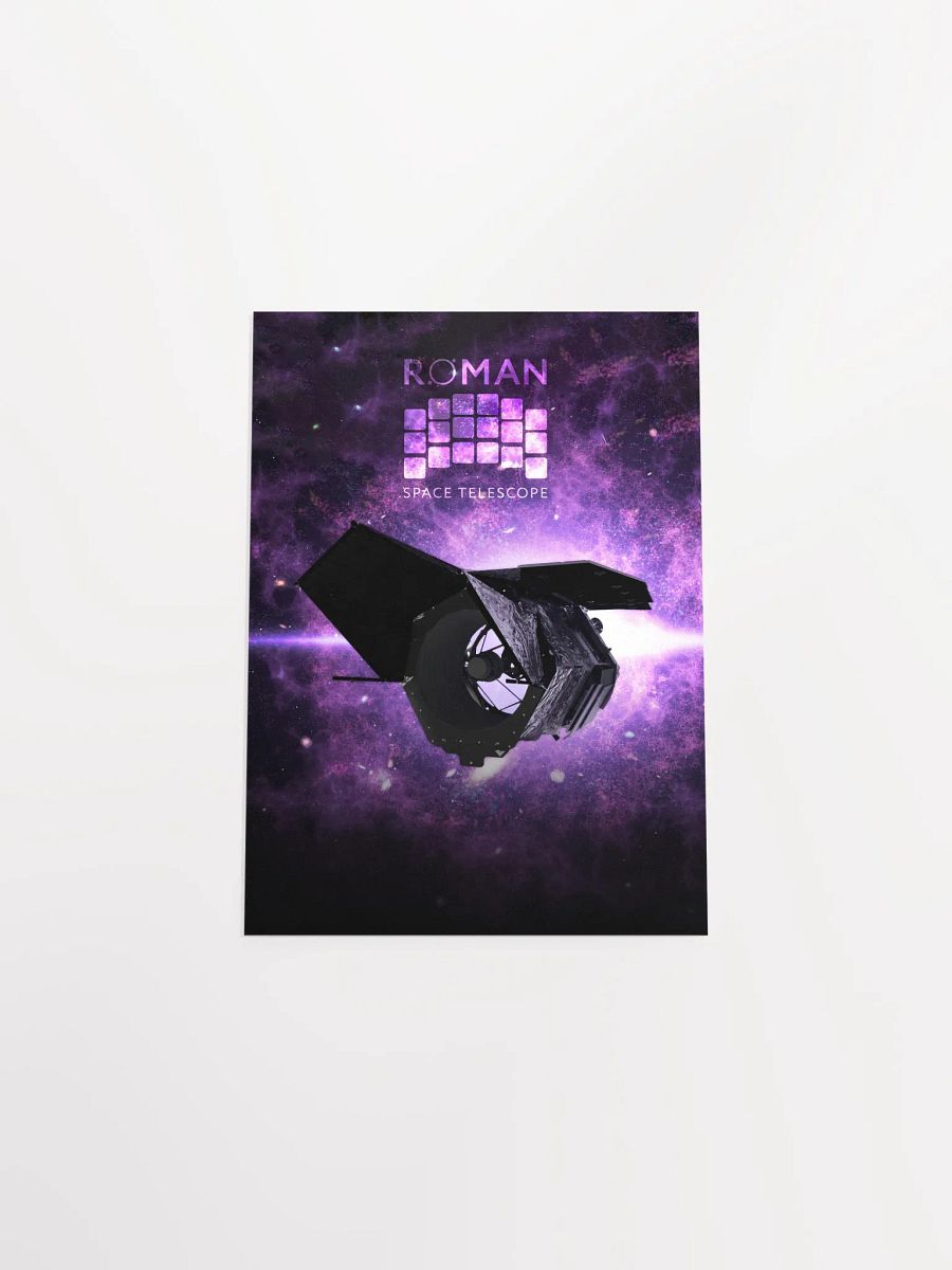 Nancy Grace Roman Space Telescope poster — NASA space print, Science wall art, Futuristic Space poster, Astronomy home decor, NGRST wall art product image (9)
