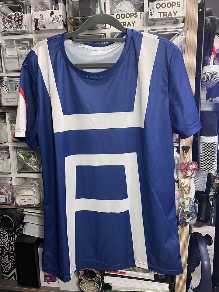 My Hero Academia UA High School Training Uniform Custom Cosplay 3D All Over Printed T-shirt (Worn once) product image (1)