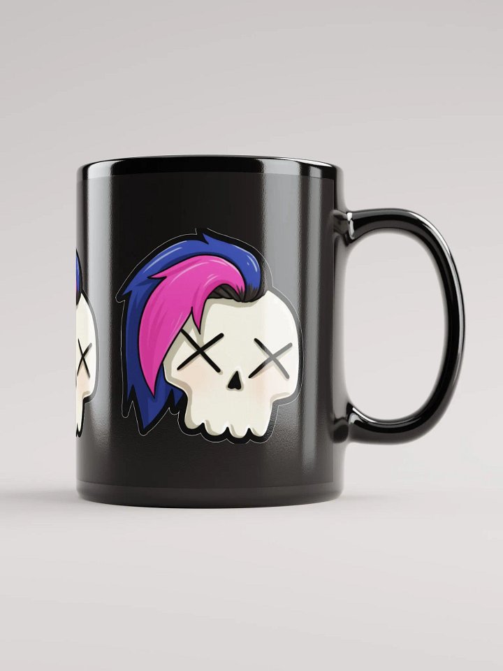 Hybrid Skulls Black Glossy Mug product image (2)
