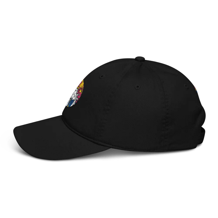 Sunburst Swirl Organic Dad Hat - Wave at Sunset product image (6)