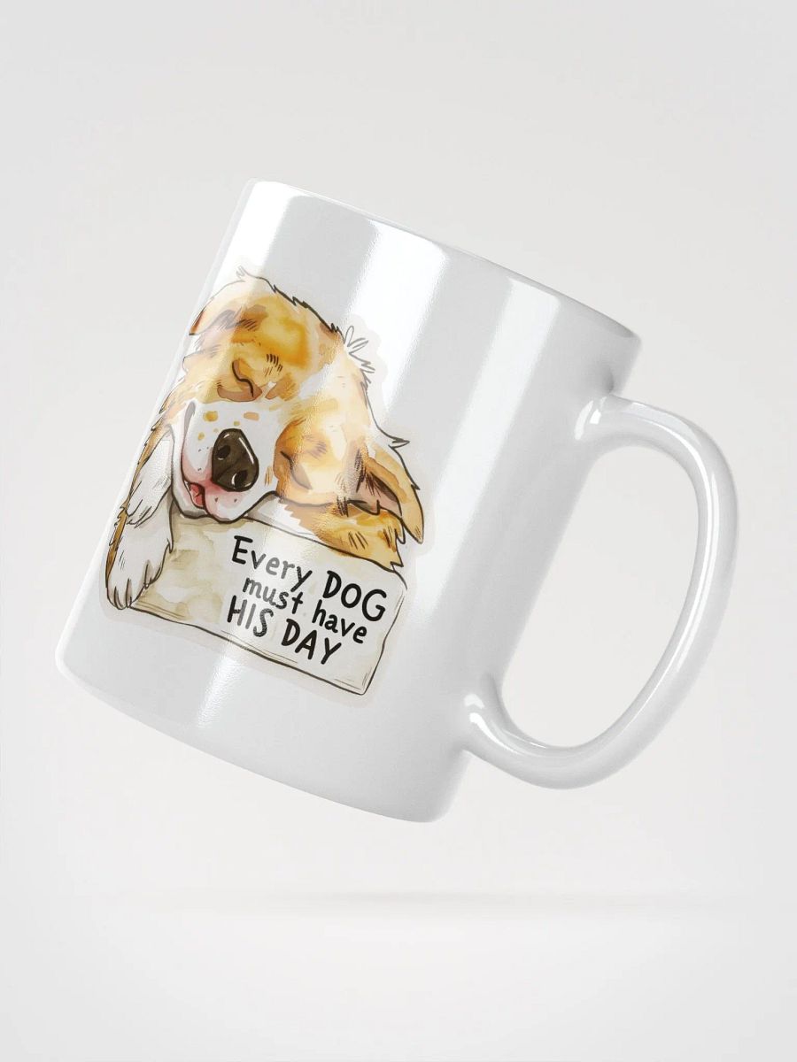Dreamy Dog Days White Glossy Mug product image (3)