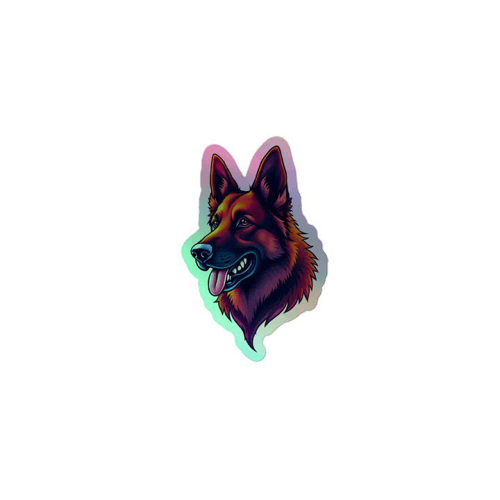 Vibrant Shepherd Holographic Sticker Set product image (1)