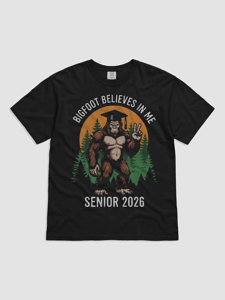 Bigfoot Believes in Me Graduation T-Shirt product image (2)