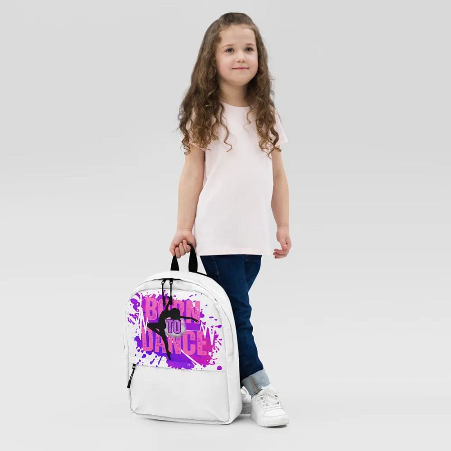 Born to Dance Her Silhouette Full Print Backpack product image (8)