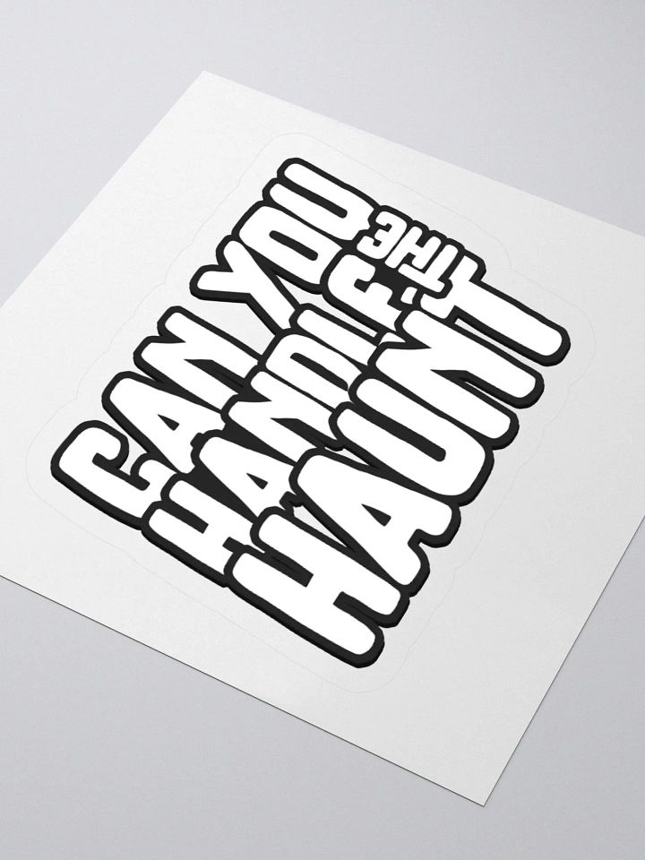Ghosts & Ghoulies Can You Handle the Haunt Stickers product image (2)