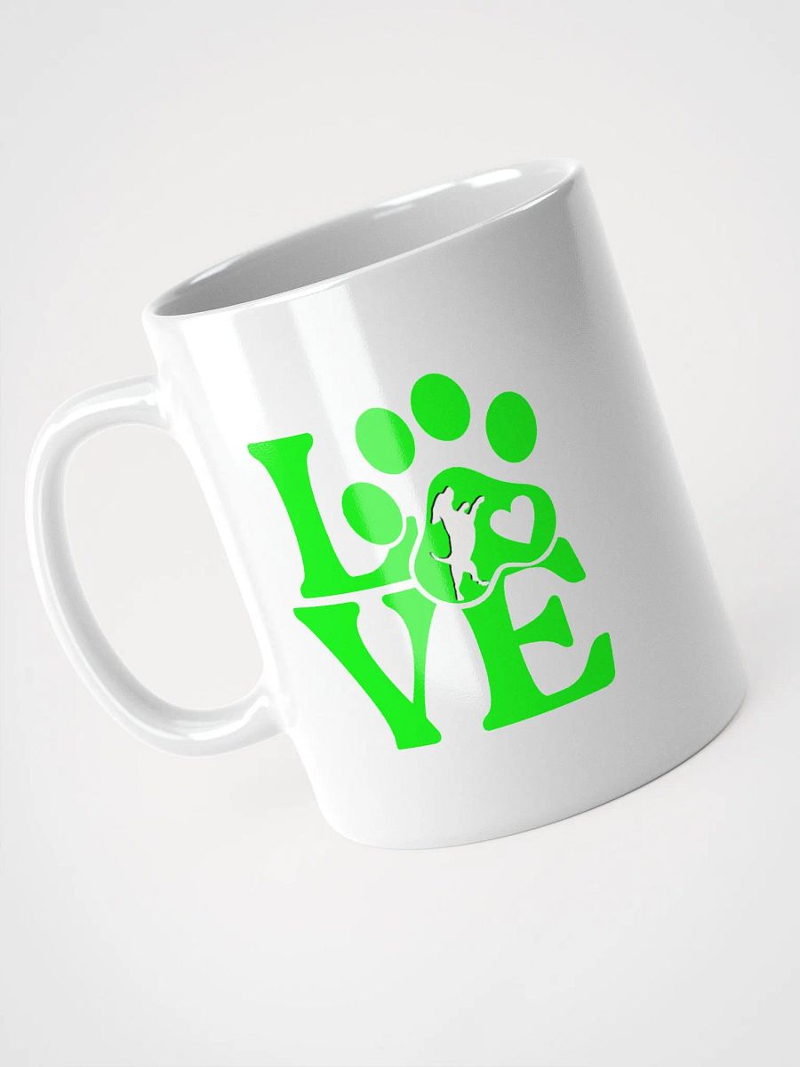 Dog Lover Coffee Mug, Green Love product image (7)