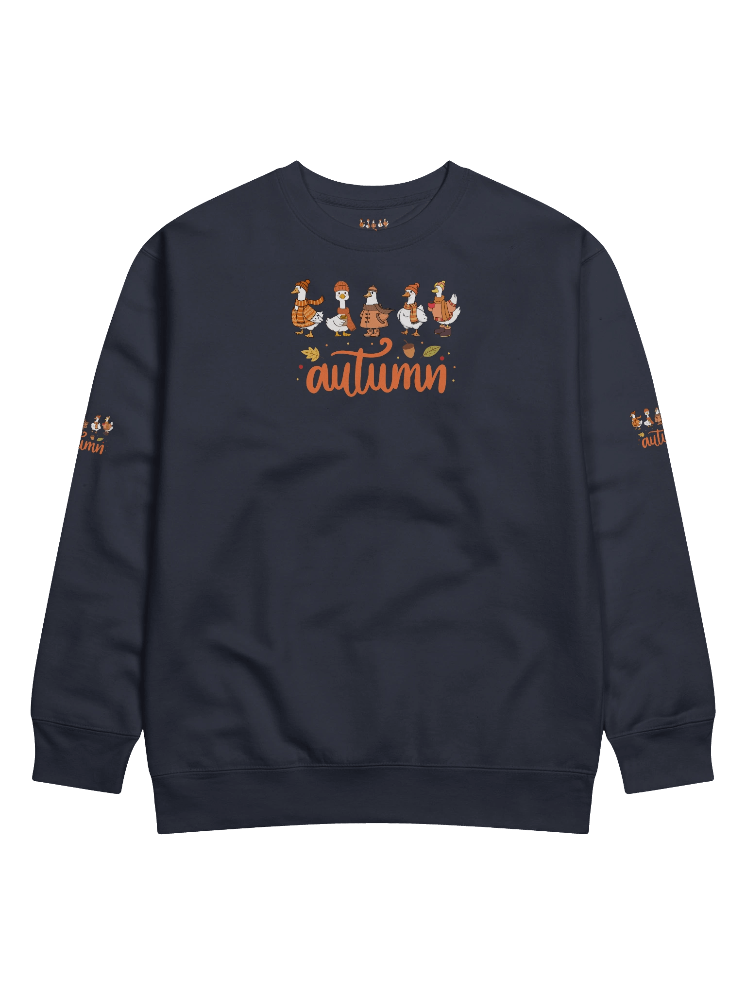 Cozy Autumn Duck's Typography Sweatshirt product image (3)