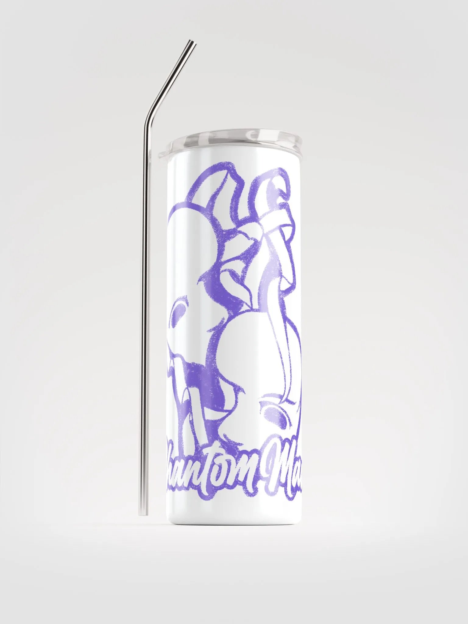 'PhantomMaul' Purple Logo Stainless Steel Tumbler product image (7)