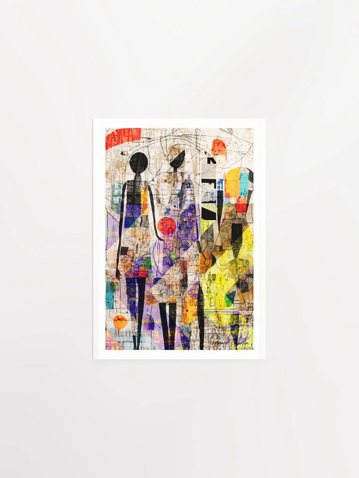 'Window Shopping' by Edward Martin-Vibrant Matte Poster Print product image (2)