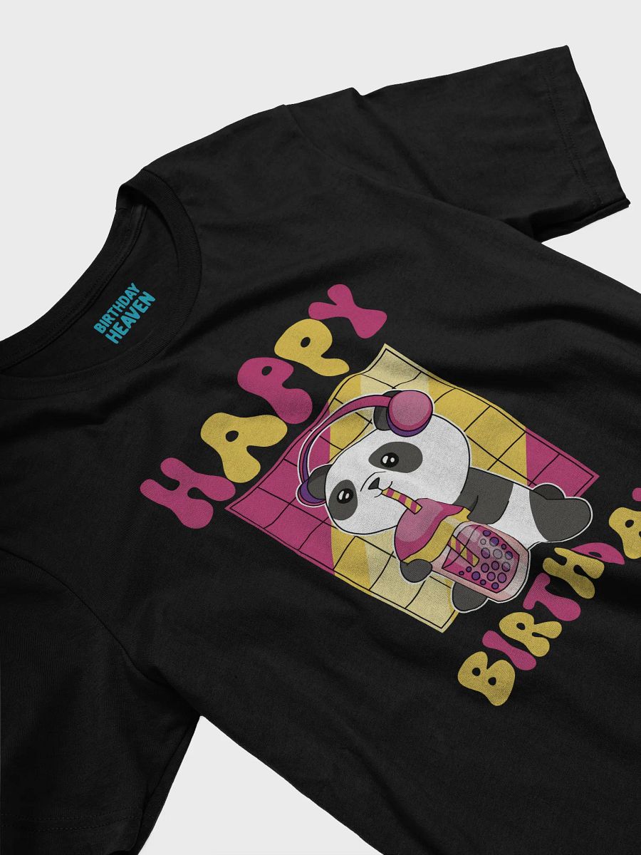 Happy Birthday (Panda With Bubble Tea) T-Shirt product image (11)