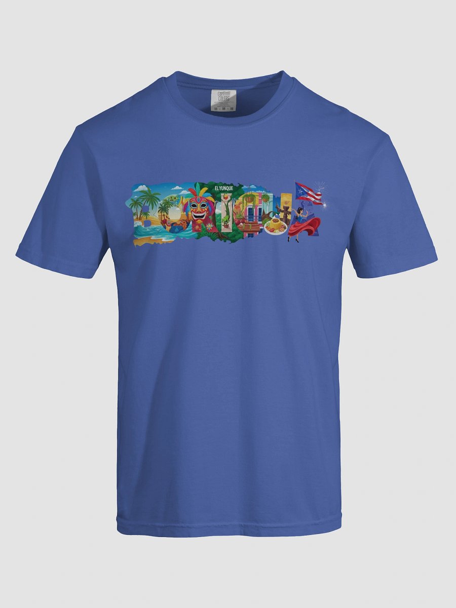 Puerto Rico 'Boricua' Cultural Elements Comfort Colors T-Shirt product image (86)