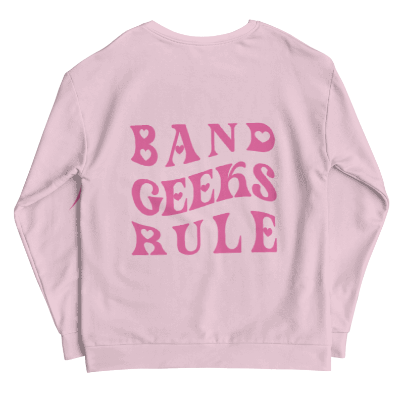 Band Geeks Rule Sweatshirt | Light Pink product image (9)