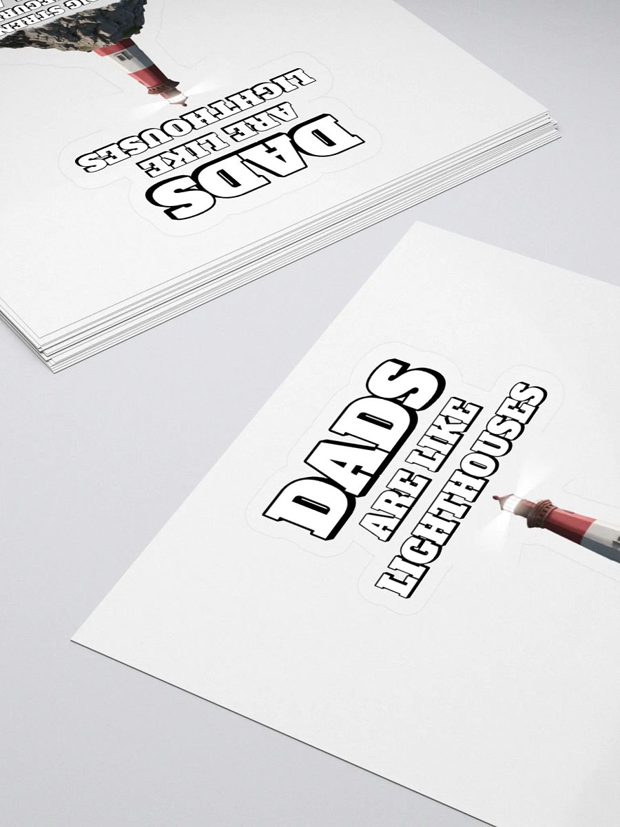 Dads Are Like Lighthouses Inspirational Sticker product image (4)