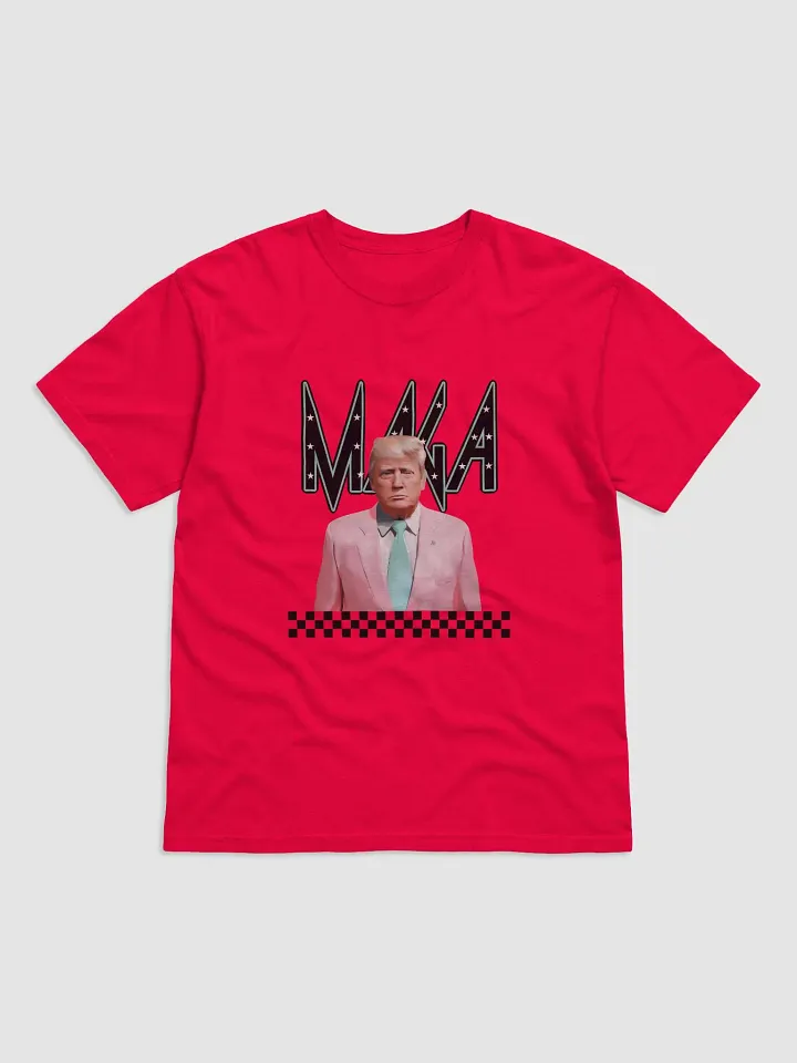 MAGA Man Pink Suit T-Shirt product image (1)