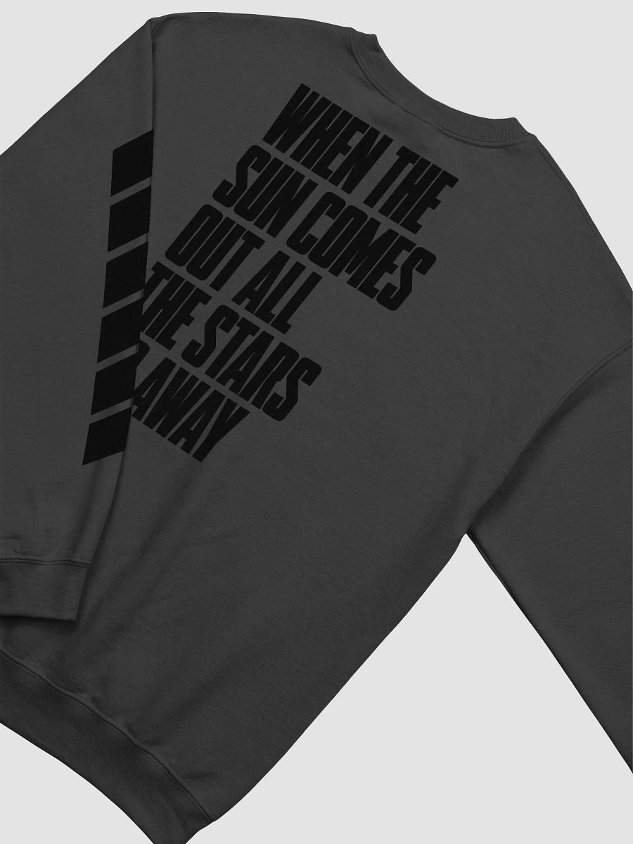 Jesus Is King Matte Black Crewneck Sweatshirt product image (4)