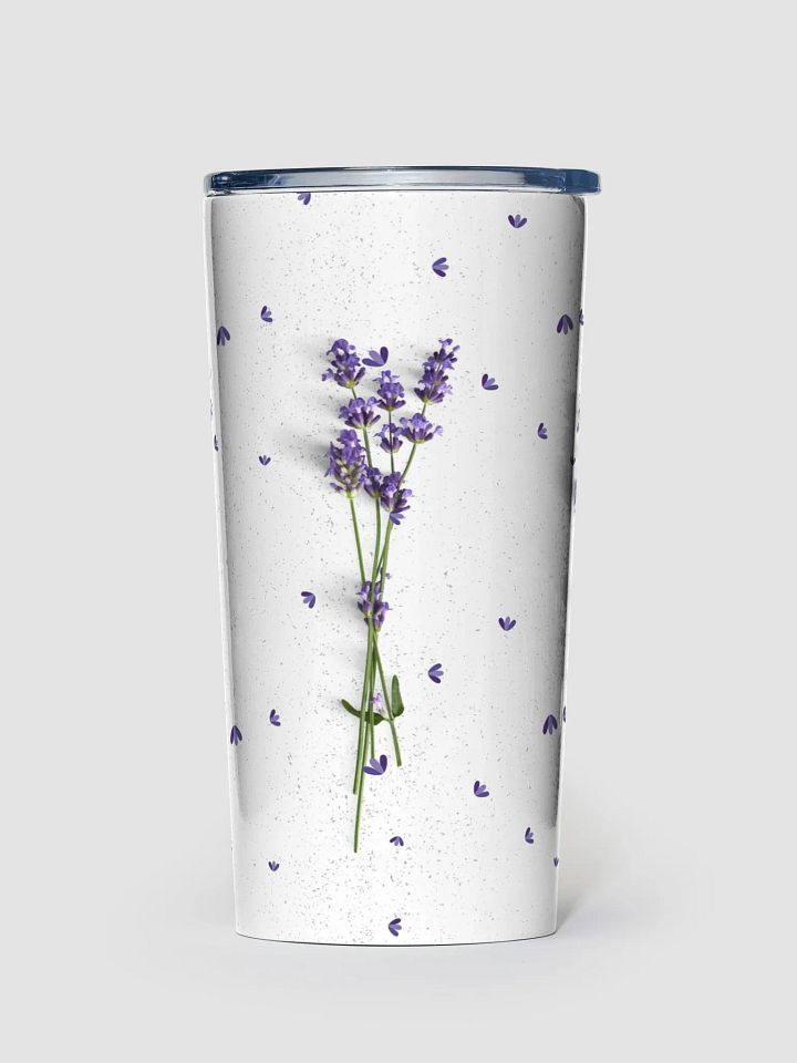 lavender Stainless Steel Tumbler gift for gardeners friends flower lovers product image (1)