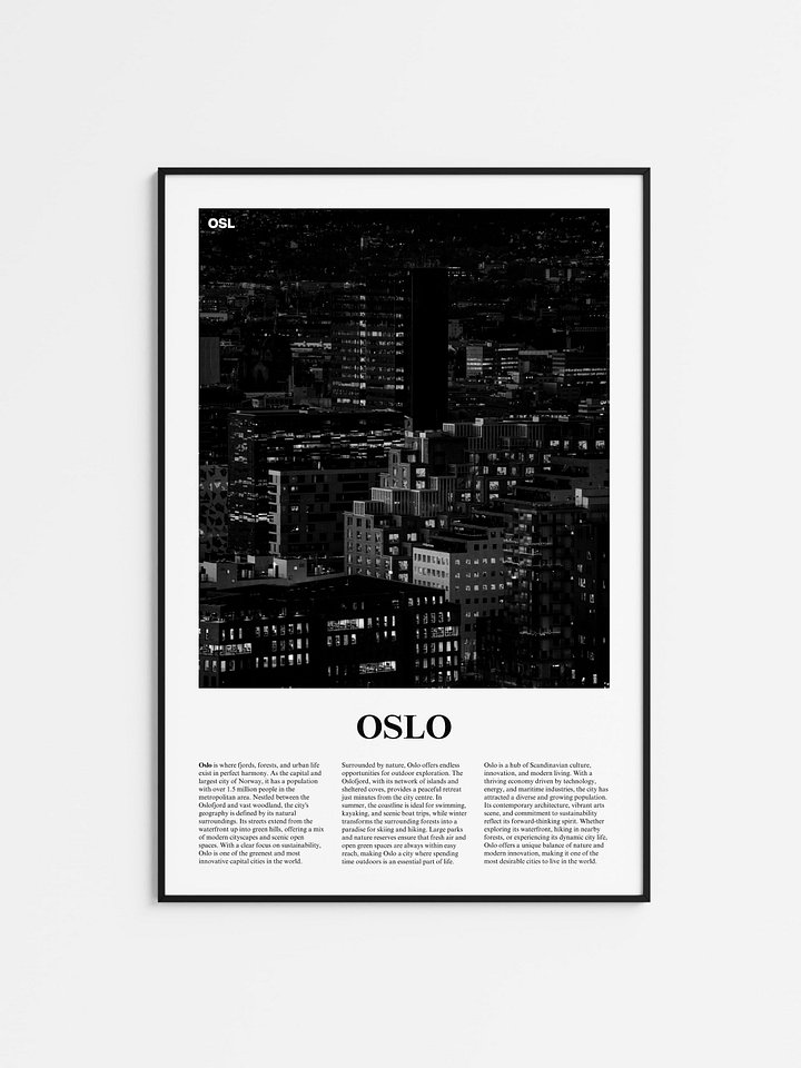 Oslo 03 Newspaper Poster product image (1)