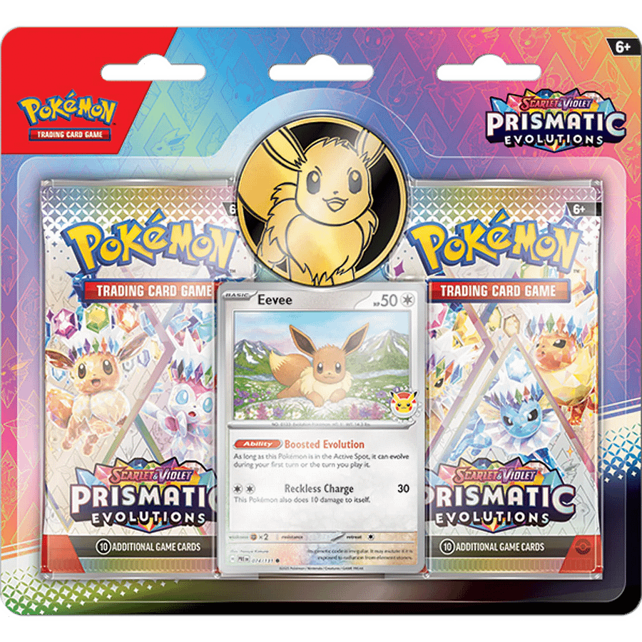 Pokémon TCG: Scarlet & Violet—Prismatic Evolutions 2 Pack Blister product image (1)