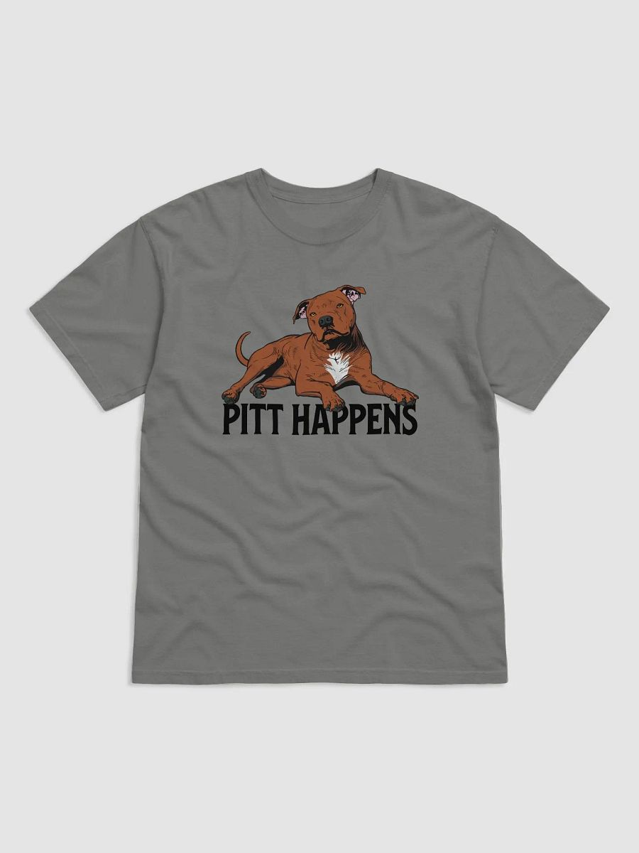 Pitt Happens T-Shirt of a Pitbull Terrier (Red) | Funny T-Shirt for Pitbull, Bully, and Staffordshire Terrier Paw-rents product image (23)