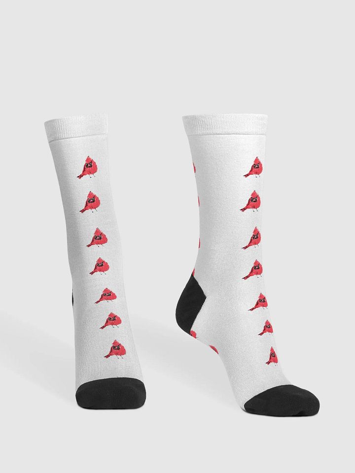 Shirley’s Cardinal crew socks product image (2)