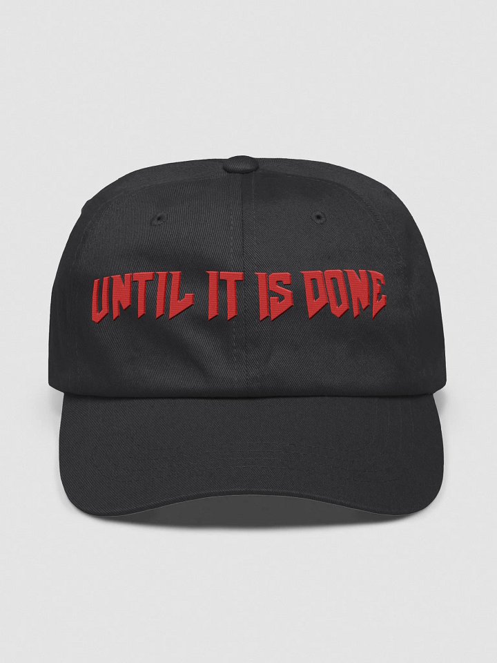 Humanity's Guardian God - Doom Slayer Saga Inspired - UNTIL IT IS DONE Classic Dad Hat product image (1)
