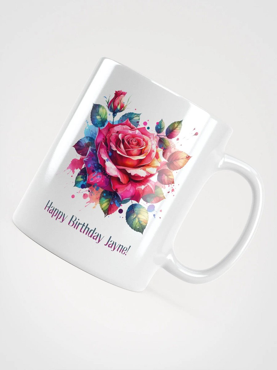 Happy Birthday Jayne White Glossy Mug product image (4)
