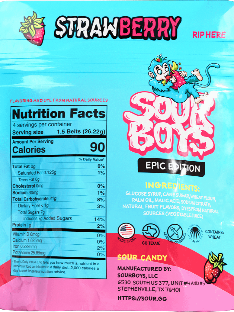 Strawberry SourBoys product image (2)