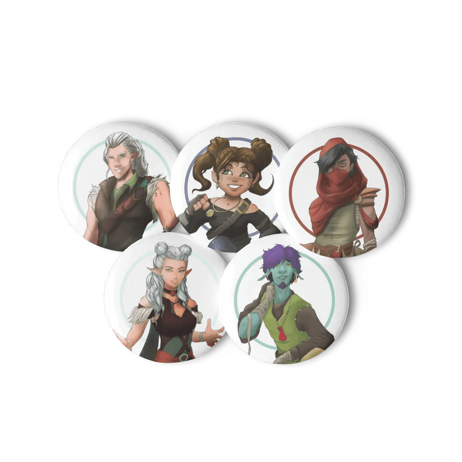 The Red Winds Character Pins (Ruby Edition) product image (6)