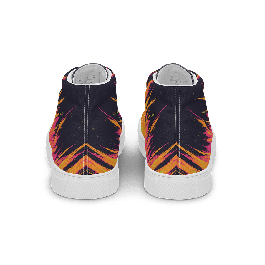 Fiery Burst Canvas High Tops product image (4)