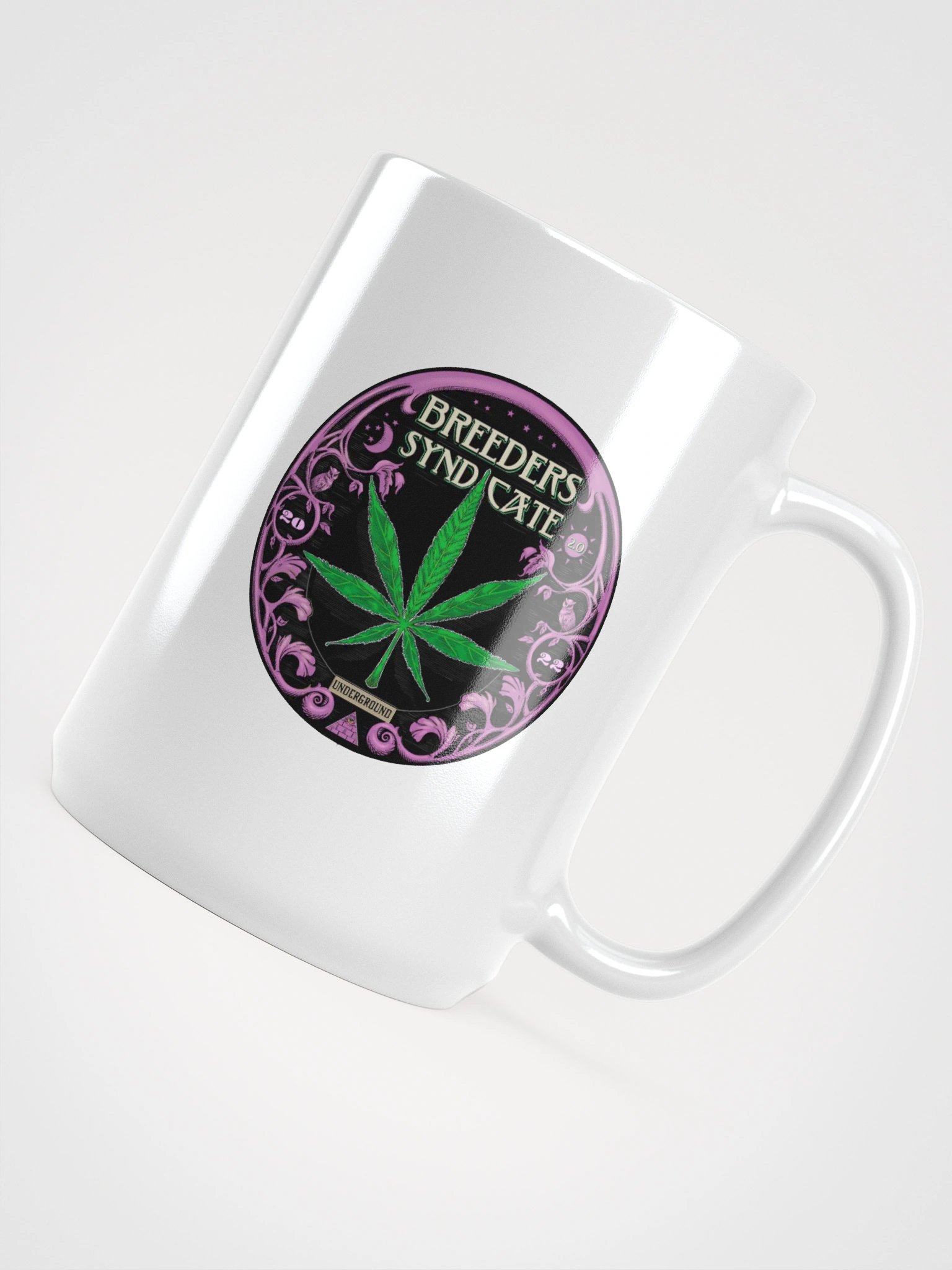 Breeders Syndicate Podcast Classic Logo White Mug product image (4)