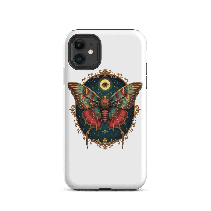 Mystical Moth iPhone Case - Celestial Third Eye Design product image (24)