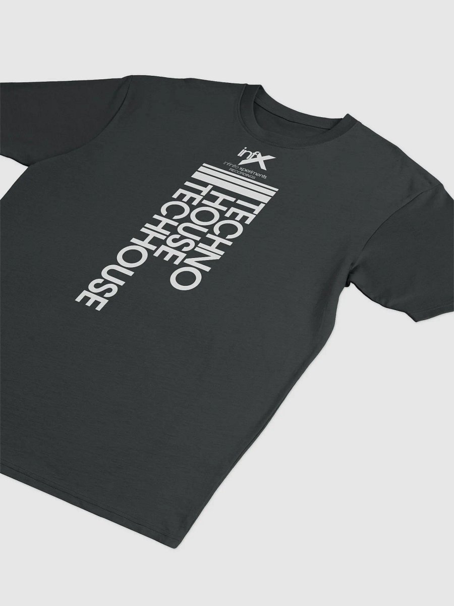 InfX (Infinite Xperiments Recordings) Techno, House, Tech House Genres Black T-Shirt product image (3)