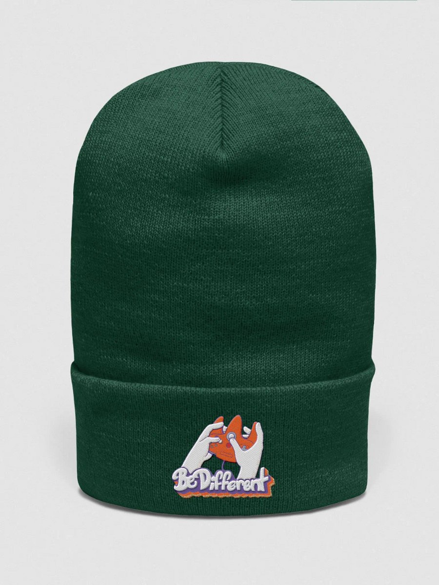 'BE DIFFERENT' EMBROIDERED BEANIE product image (1)