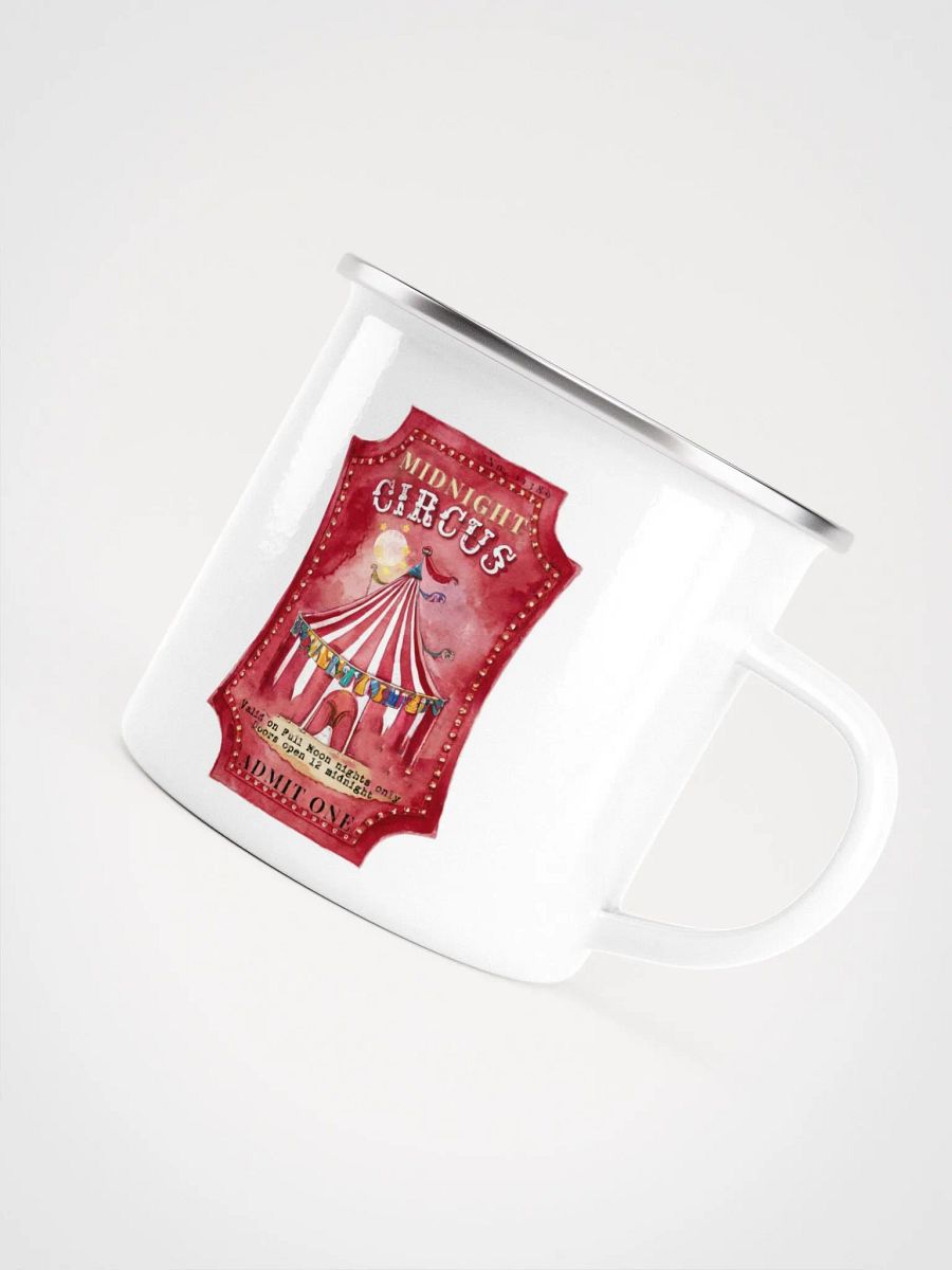 Midnight Circus Ticket Enamel Mug | 12oz – Vintage-Inspired Drinkware for Adventures product image (5)