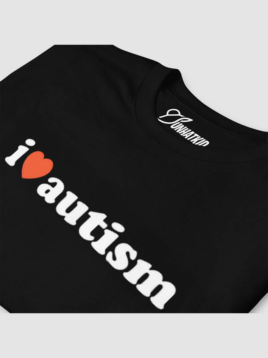 I Heart Autism Black Tee product image (7)