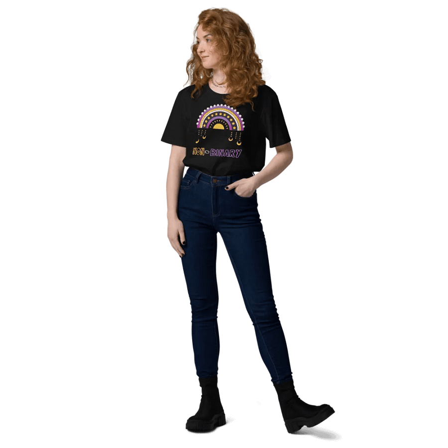Non-Binary Rainbow Organic Cotton T-Shirt product image (7)