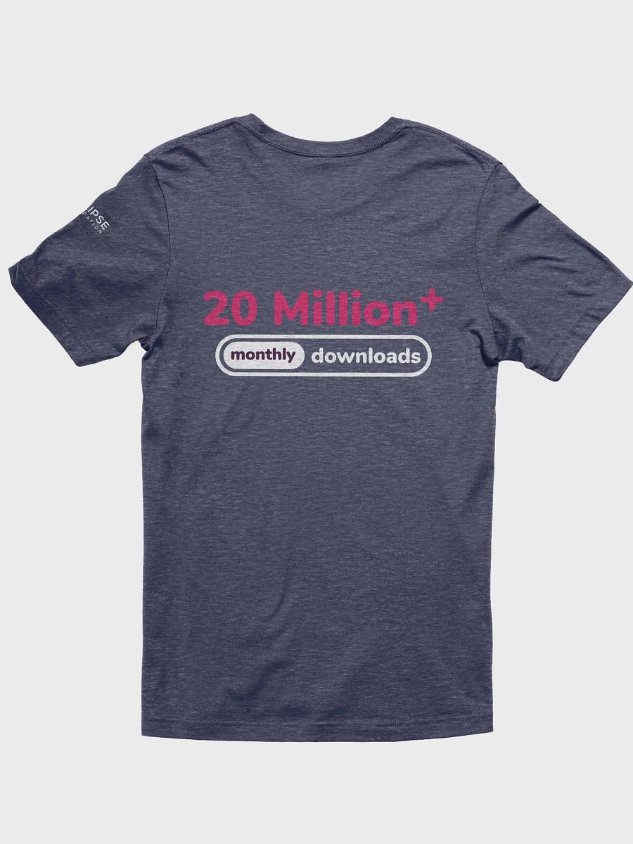 Temurin 20 Million + Monthly Downloads T-shirt - Midnight Navy product image (1)