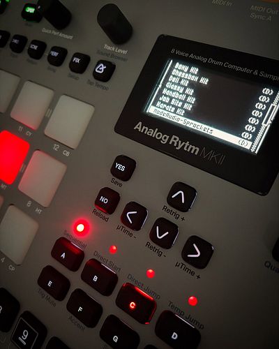 Goodbye Digitakt - hello Analog Rytm MK2. There’s a lot to take in here… time for some learning.