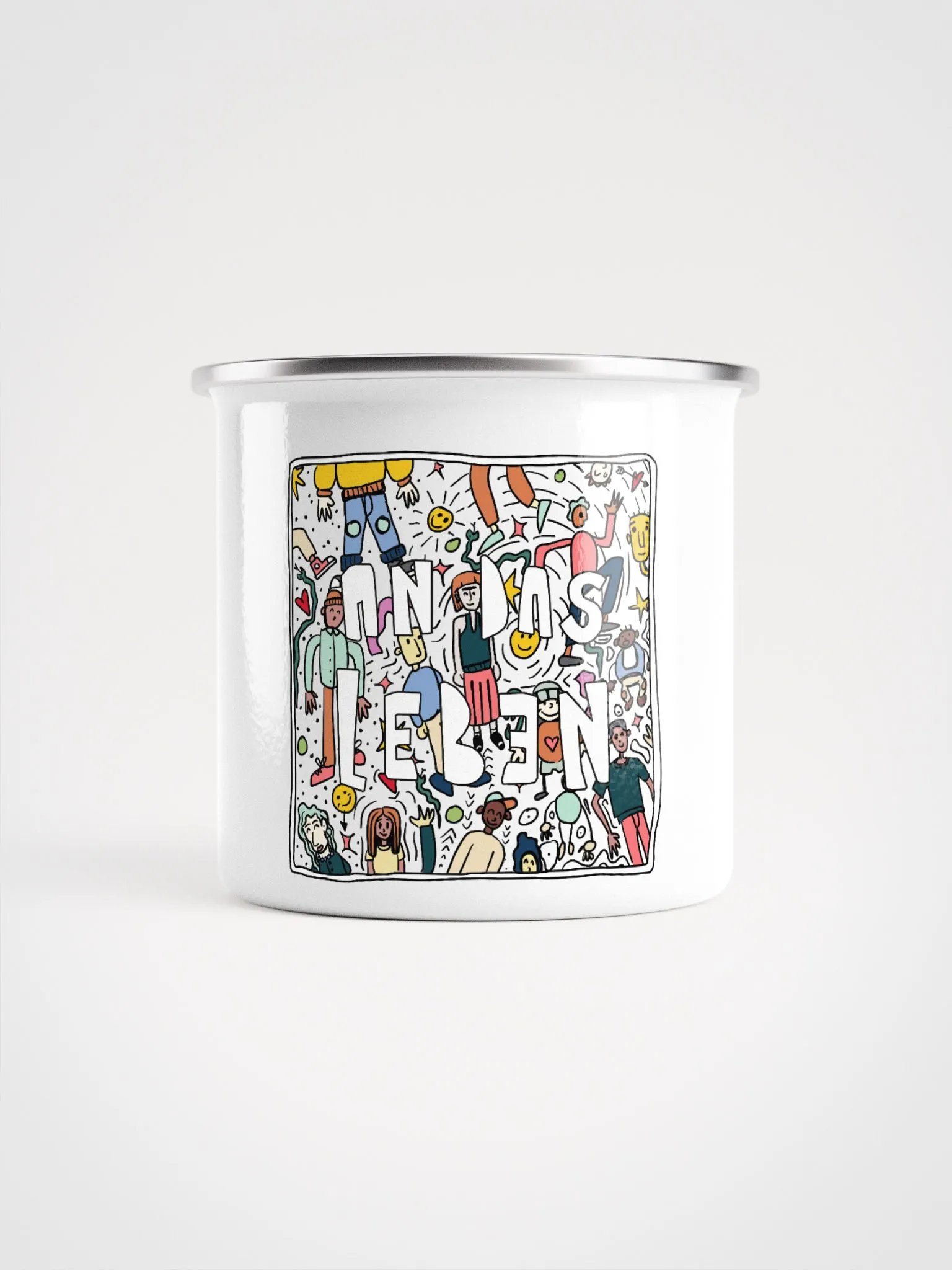 An Das Leben Emaille-Becher product image (2)