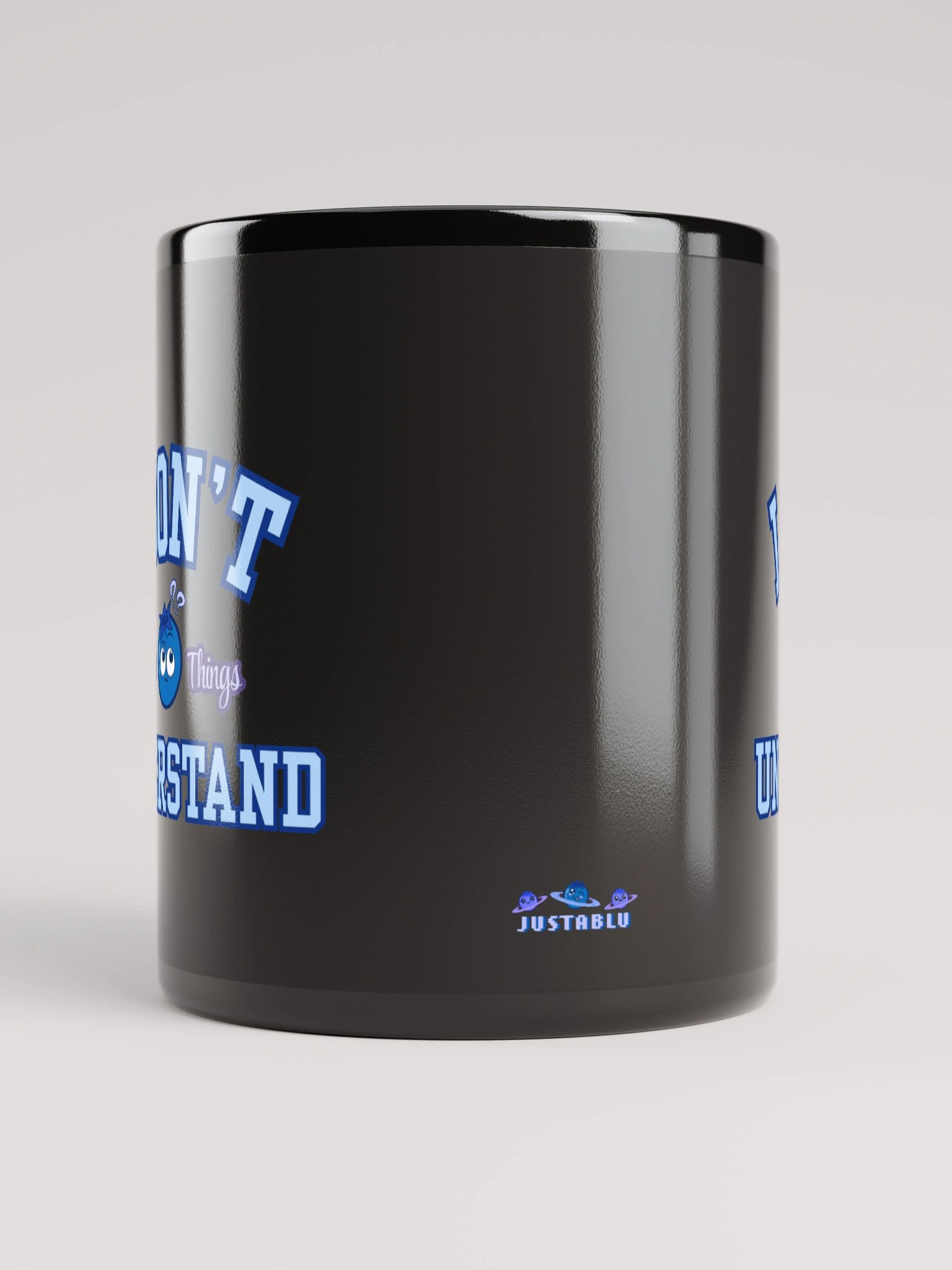 "I Don't Understand" Solid Mug - BLACK product image (10)